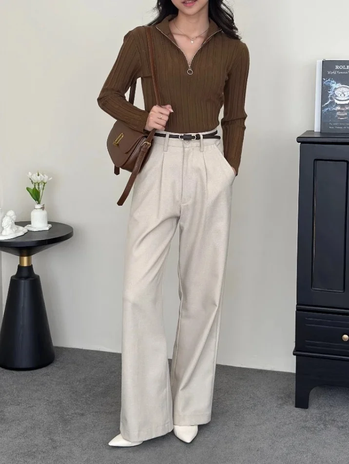 ASOKA Joy Pants 1995 - Loose Pants Trousers - Highwaist Wide Leg - Celana Kantor/Formal Wanita